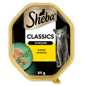 Sheba Classics hrana za odrasle mačke, koktel od peradi, 85 g