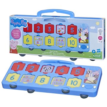 Peppa Pig INTERAKTIVNI AUTOBUS 123 ZA UČENJE BROJANJA BROJEVA