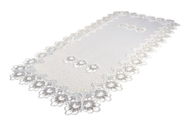 STOLNI TRUDNJACI S GUPIROM LADY WHITE NOVI 60x120 STOLNI TRUDNJACI S ČIPKOM ZA STOLOVE I KLUPE