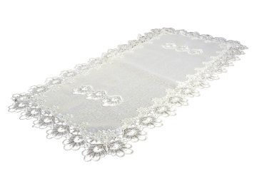 STOLNI TRUDNJACI S GUPIROM LADY CREAM NOVI STOLNI TRUDNJACI 60x120 S ČIPKOM ZA STOLOVE I KLUPE