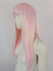 Zero Two HR Cosplay perika s ravnim šiškama roza