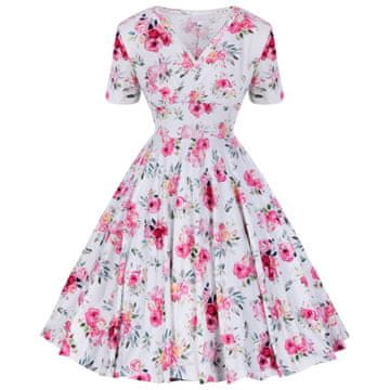 Pin-up haljina s RUŽAMA, ružama i livadnim cvijećem, elegantna za pričest ili vjenčanje. Pin-up haljina s RUŽAMA, ružama i livadnim cvijećem, elegantna za pričest ili vjenčanje.