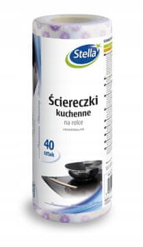 Stella Kuhinjske krpe na roli, univerzalne, 40 kom - Premium Clean
