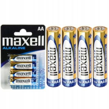 Maxell 4x AAA 1,5V alkalne LR03 baterije