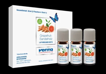 VENTA Taoasis set organskih ulja 3x10ml ulje grejpa/sandalovog drveta