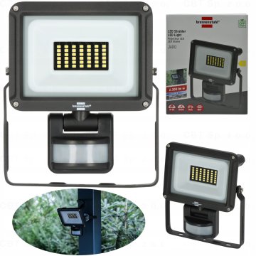 Brennenstuhl JARO 3060 P vanjska zidna svjetiljka LED reflektor za montažu na zid, vanjska IP65, 20W, 2300lm, 6500K, s BR senzorom pokreta