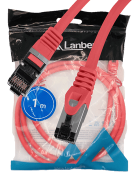 Lanberg LAN internetski kabel RJ45 patchcord Cat.8.1 SFTP crveni 1m