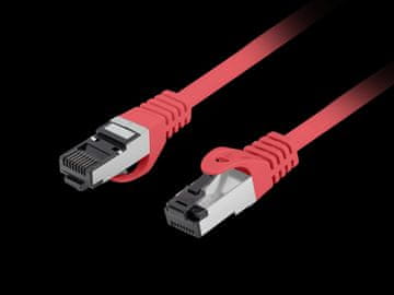 Lanberg LAN internetski kabel RJ45 patchcord Cat.8.1 SFTP crveni 0,25 m