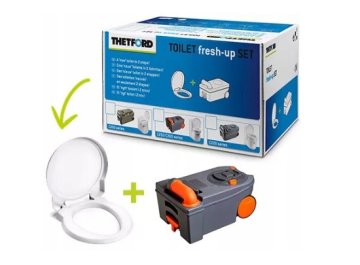Thetford FRESH UP SET SET ZA POPRAVAK WC KASETA S POKLOPCOM C250 C260