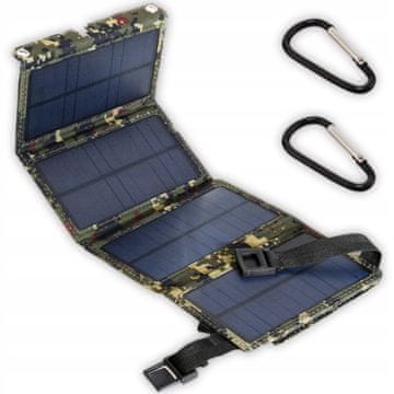 SOLARNI PUNJAČ ZA TELEFON SOLARNI PANEL TURISTIČKI SKLOPIVI USB 5V