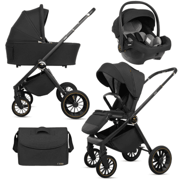 Babylux ROSSO 3-u-1 kolica, gondola, višenamjensko sjedalo