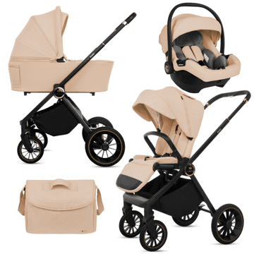 Babylux ROSSO 3-u-1 kolica, gondola, višenamjensko sjedalo