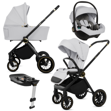 Babylux ROSSO 4-u-1 kolica, gondola, autosjedalica, isofix baza