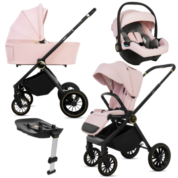 Babylux ROSSO 4-u-1 kolica, gondola, autosjedalica, isofix baza
