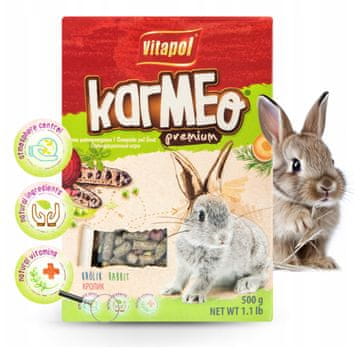 Vitapol HRANA ZA KUNIĆE 500 g KARMEO PREMIUM MJEŠAVINA HRANE