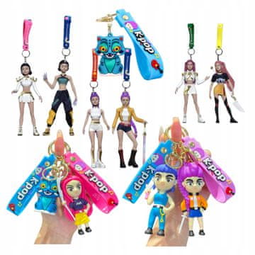 Kpop lovci na demone Rumi domaćin Mira Derpy privjesak za ključeve Anime figure Kpop