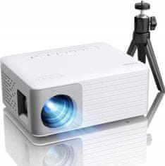 O1 Mini LED projektor FullHD 1080p HDMI kućno kino daljinski upravljač + stativ