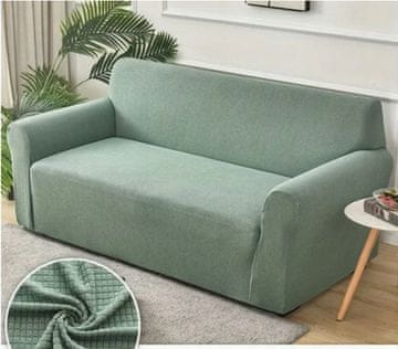 Navlaka od baršuna za sofu 145 cm x 178 cm siva, za 2 osobe