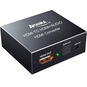 HDMI na HDMI DAC pretvarač + Audio ARC ekstraktor PS4 Blu-ray DVD Xbox TV PC