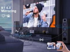 HY320 Full HD 1080P LCD projektor Android 11 ANSI WiFi 6 BT5.0