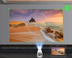 MAGCUBIC MINI OKRETNJI PRIJENOSNI PROJEKTOR HY-300 FULL HD PAMETNI TV PRIJENOSNIK Android HY300