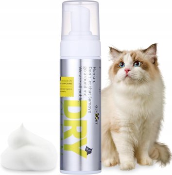 Suhi šampon u pjeni bez vode za pse i mačke s osjetljivom kožom koja svrbi 200 ml