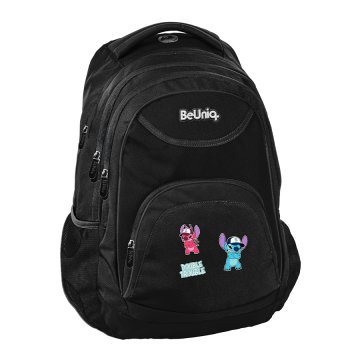 Paso LILO i STITCH VIŠEODJELNI ŠKOLSKI RUKSAK crni