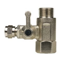 Aqualogis T-ventil 3/8 x 3/8 x 1/4