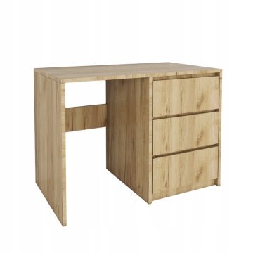 MODERN RADNI STOL S 3 LADICE GOLDEN CRAFT HRAST | BEZ RUČKI 96,2X75X50CM
