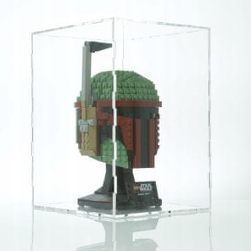 KUTIJA ZA IZLOŽBU LEGO KACIGE ŠTITI OD PRAŠINE I UV ZRAČENJA Star Wars, Marvel