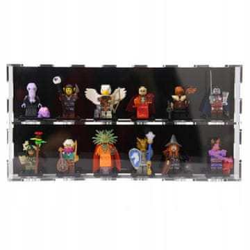 KUTIJA ZA 12 LEGO FIGURA, ŠTITI OD PRAŠINE I UV ZRAKA, MINIFIGURA