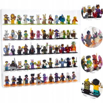 VELIKI VITARIN ZA 60 LEGO MINIFIGURA PLUS DODATNI ŠTAPIĆ