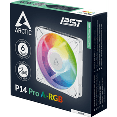 Arctic P14 PRO A-RGB 140mm 4-pinski ventilator (bijeli)
