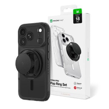 Titan AmazingThing Titan Pro Pop Lens maska za iPhone 18 Pro, crna