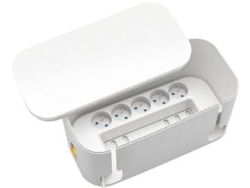 slomart TRACER ExtraLine produžni kabel, 3.0m, 5 utičnica, organizator kabela