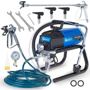 GEKO Set 1000W bezračnog raspršivača boje 13m hidrodinamičke jedinice za bojanje 210Bar