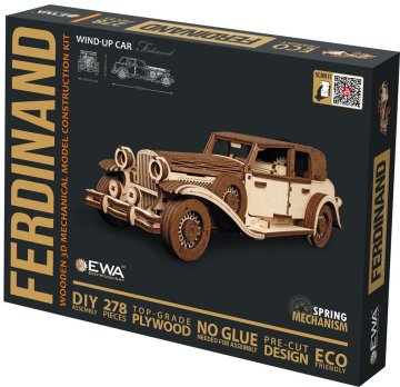 Rayher.	 Drvena 3D slagalica, automobil „Ferdinand"