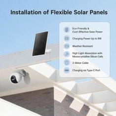 EZVIZ solarni panel 8W CS-PSP8-R100-3M