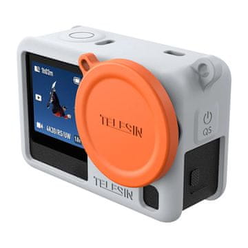 TELESIN Telesin silikonska zaštitna futrola za DJI Osmo Action 6 (Siva)