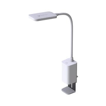 LAMPA Forever Light Stolna lampa FLB-10 Kirsten - Bijela, s kopčom, 6W LED