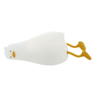 slomart TelForceOne Noćno svjetlo Patka FNL-01 - Bijela, silikonska, LED