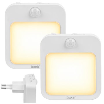 slomart IZOXIS LED Noćno Svjetlo sa Senzorom Pokreta - 2 kom.