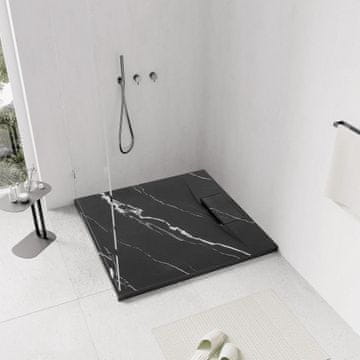 REA Tuš kada Bazalt CARRARA BLACK 90x90