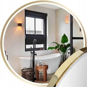 Tutumi Ogledalo LED 80cm MMJ Gold