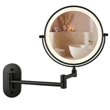 REA Ogledalo LED Glow Black