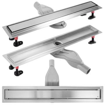 REA Tuš kanalica REA Neox Superflow BRUSH NICKEL 90