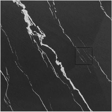 REA Tuš kada Magnum CARRARA BLACK 90x90
