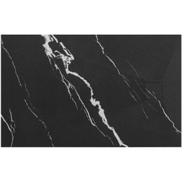 REA Tuš kada Magnum CARRARA BLACK 80x100