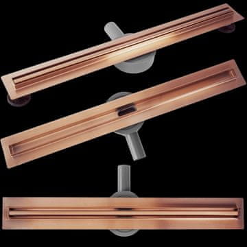 REA Tuš kanalica REA Neox Slim pro Brushed Copper 70