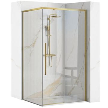 REA Tuš kabina Rea Solar Gold Brush 90x90